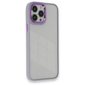Newface iPhone 13 Pro Dora Kapak Lila Cep Telefonu Kılıfı