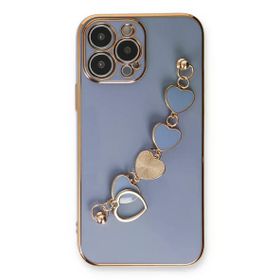 Newface iPhone 13 Pro Esila Silikon - Gri Kılıf