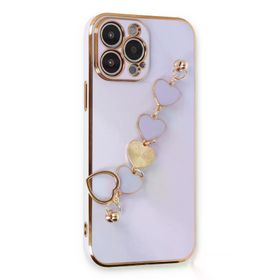 Newface iPhone 13 Pro Esila Silikon - Lila Kılıf