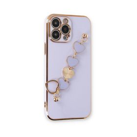 Newface iPhone 13 Pro Esila Silikon - Lila Kılıf