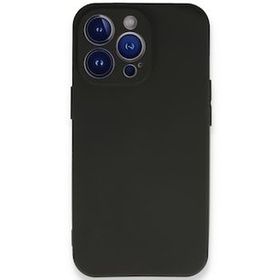 Newface iPhone 13 Pro First Silikon Siyah Cep Telefonu Kılıfı