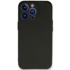 Newface iPhone 13 Pro First Silikon Siyah Cep Telefonu Kılıfı