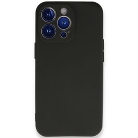 Newface iPhone 13 Pro First Silikon Siyah Cep Telefonu Kılıfı