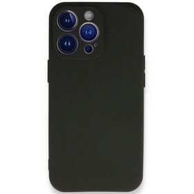 Newface iPhone 13 Pro First Silikon Siyah Cep Telefonu Kılıfı