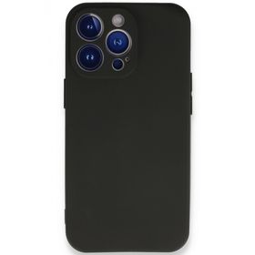 Newface iPhone 13 Pro First Silikon Siyah Cep Telefonu Kılıfı