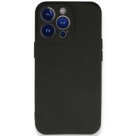 Newface iPhone 13 Pro First Silikon Siyah Cep Telefonu Kılıfı