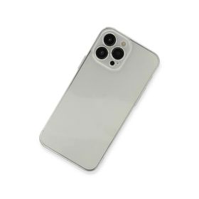 Newface iPhone 13 Pro Fly Lens Silikon Şeffaf Cep Telefonu Kılıfı