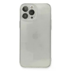 Newface iPhone 13 Pro Fly Lens Silikon Şeffaf Cep Telefonu Kılıfı