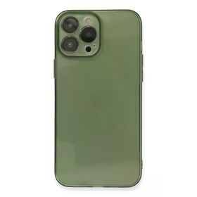 Newface iPhone 13 Pro Fly Lens Silikon - Yeşil Kılıf