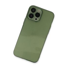 Newface iPhone 13 Pro Fly Lens Silikon - Yeşil Kılıf