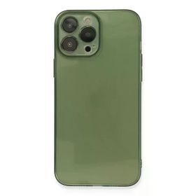 Newface iPhone 13 Pro Fly Lens Silikon - Yeşil Kılıf