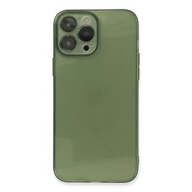 Newface iPhone 13 Pro Fly Lens Silikon - Yeşil Kılıf