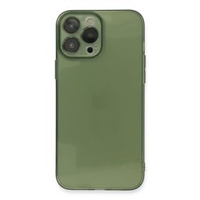 Newface iPhone 13 Pro Fly Lens Silikon - Yeşil Kılıf