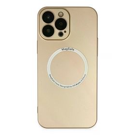 Newface iPhone 13 Pro Jack Magneticsafe Lens Silikon - Gold Kılıf