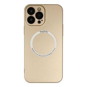 Newface iPhone 13 Pro Jack Magneticsafe Lens Silikon - Gold Kılıf