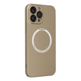 Newface iPhone 13 Pro Jack Magneticsafe Lens Silikon - Gold Kılıf