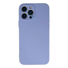 Newface iPhone 13 Pro Kılıf Nano içi Kadife Silikon Lila Cep Telefonu Kılıfı