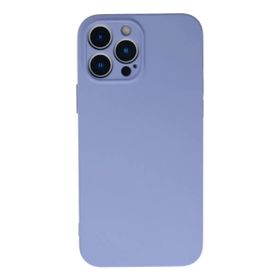 Newface iPhone 13 Pro Kılıf Nano içi Kadife Silikon Lila Cep Telefonu Kılıfı