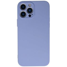 Newface iPhone 13 Pro Kılıf Nano içi Kadife Silikon Lila Cep Telefonu Kılıfı