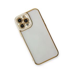 Newface iPhone 13 Pro Liva Lens Silikon - Beyaz Kılıf