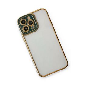 Newface iPhone 13 Pro Liva Lens Silikon - Yeşil Kılıf