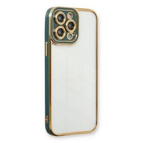 Newface iPhone 13 Pro Liva Lens Silikon - Yeşil Kılıf