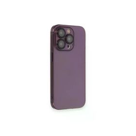 Newface iPhone 13 Pro Max Armada Lensli Kapak Derin Mor Kılıf