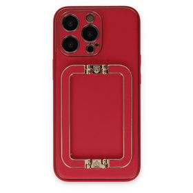 Newface iPhone 13 Pro Max Coco Elit Kapak Kırmızı Kılıf