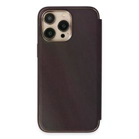 Newface iPhone 13 Pro Max Dolpin Kapaklı Derin Mor Kılıf