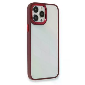Newface iPhone 13 Pro Max Dora Kapak Kırmızı Kılıf
