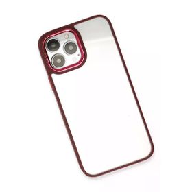Newface iPhone 13 Pro Max Dora Kapak Kırmızı Kılıf