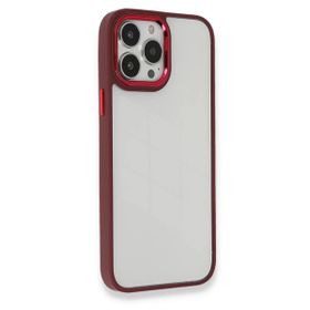 Newface iPhone 13 Pro Max Dora Kapak Kırmızı Kılıf