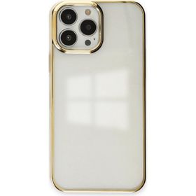 Newface iPhone 13 Pro Max Element Silikon Gold Kılıf