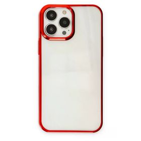 Newface iPhone 13 Pro Max Element Silikon Kırmızı Kılıf