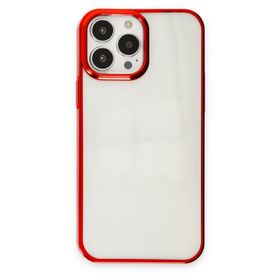 Newface iPhone 13 Pro Max Element Silikon Kırmızı Kılıf