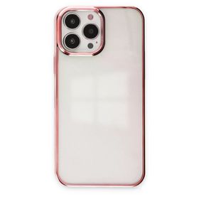 Newface iPhone 13 Pro Max Element Silikon Pembe Kılıf