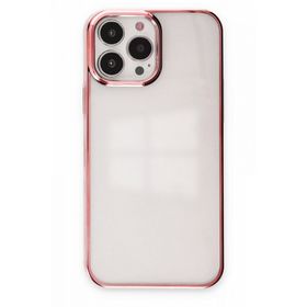 Newface iPhone 13 Pro Max Element Silikon Pembe Kılıf