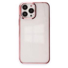 Newface iPhone 13 Pro Max Element Silikon Pembe Kılıf