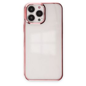 Newface iPhone 13 Pro Max Element Silikon Pembe Kılıf