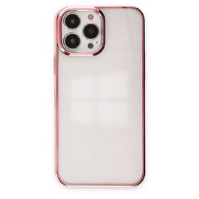 Newface iPhone 13 Pro Max Element Silikon Pembe Kılıf