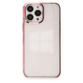 Newface iPhone 13 Pro Max Element Silikon Pembe Kılıf
