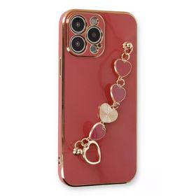 Newface iPhone 13 Pro Max Esila Silikon Kırmızı Kılıf