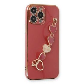 Newface iPhone 13 Pro Max Esila Silikon Kırmızı Kılıf