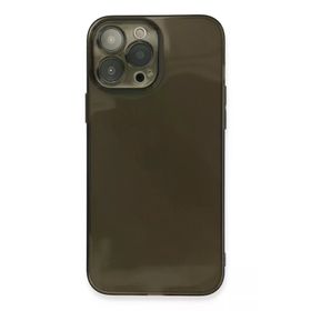 Newface iPhone 13 Pro Max Fly Lens Silikon Siyah Cep Telefonu Kılıfı