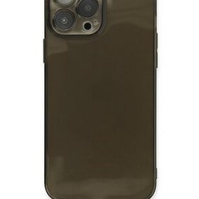 Newface iPhone 13 Pro Max Fly Lens Silikon Siyah Cep Telefonu Kılıfı