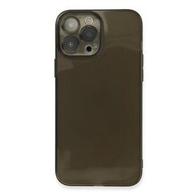 Newface iPhone 13 Pro Max Fly Lens Silikon Siyah Cep Telefonu Kılıfı