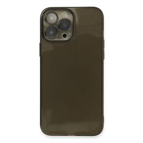 Newface iPhone 13 Pro Max Fly Lens Silikon Siyah Cep Telefonu Kılıfı