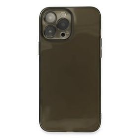 Newface iPhone 13 Pro Max Fly Lens Silikon Siyah Cep Telefonu Kılıfı