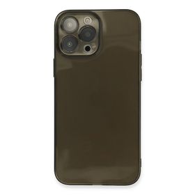 Newface iPhone 13 Pro Max Fly Lens Silikon Siyah Cep Telefonu Kılıfı