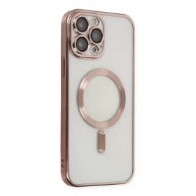 Newface iPhone 13 Pro Max Kross Magneticsafe Kapak Rose Kılıf